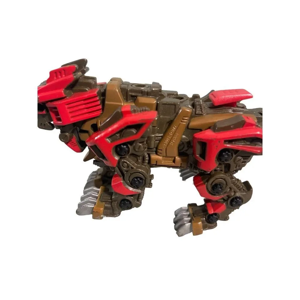 Tomy Hasbro Zoids Liger Zero X Red Action Figure 2002 *Missing Parts* Incomplete